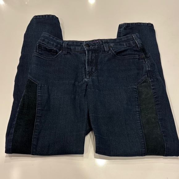 NYDJ Dark Blue Jeggings Size 6 - Picture 1 of 5